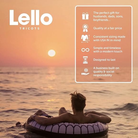 Lello Men's Organic Cotton Ottoman Stitch Midweight Crewneck Sweater - Picture 3 of 8